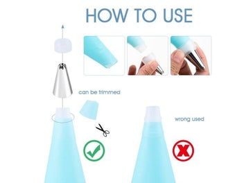 Listing 6 of 10 for Cream Nozzles Pastry Tools Accessories For Pastry Bag Kitchen Bakery Cupcake