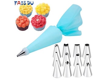 Listing 3 of 10 for Cream Nozzles Pastry Tools Accessories For Pastry Bag Kitchen Bakery Cupcake