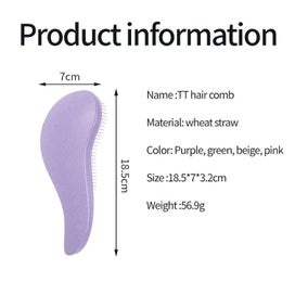 Listing 2 of 5 for Air Cushion Hairbrush Tangle-Free & Scalp Massage Brush Detangling Styling