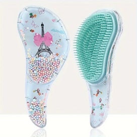 Listing 8 of 9 for NEW Cartoon Hair Brush with Colorful Bubble Design – Anti-Knot Tangling Comb