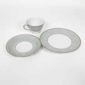 Listing 4 of 8 for NORITAKE CHINA - 'Damask' Trio Tea Set
