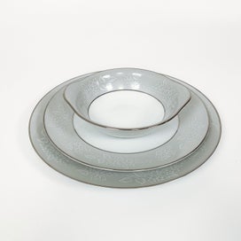 Listing 1 of 11 for NORITAKE CHINA - 'Damask' China Trio Dinnerware set