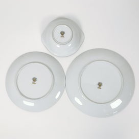 Listing 5 of 11 for NORITAKE CHINA - 'Damask' China Trio Dinnerware set