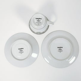 Listing 4 of 10 for Noritake - 'Lunceford' Legendary Collection Trio Tea Set