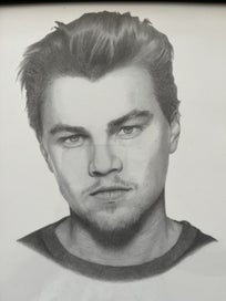 Listing 3 of 4 for PENCIL PRINT LEONARDO DI CAPRIO LIMITED EDITION FRAMED