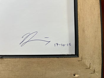 Listing 4 of 4 for PENCIL PRINT LEONARDO DI CAPRIO LIMITED EDITION FRAMED