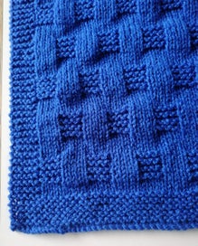 Listing 4 of 4 for Hand knitted baby blanket