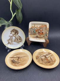 Listing 2 of 3 for Bulk hand printed pin dishes