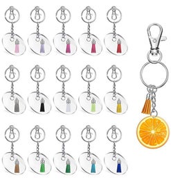 Listing 9 of 15 for Acrylic Circle Discs Keychain Blanks Vinyl Making Kit