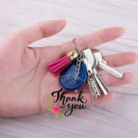 Listing 11 of 12 for Acrylic Circle Discs Keychain Blanks Vinyl Making Kit