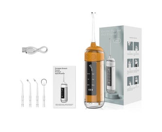 Listing 2 of 8 for Pull-out Oral Irrigator Water Dental Flosser Portable Rechargeable 180ML black
