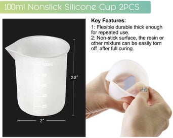 Listing 3 of 14 for Resin Casting Craft Molds Silicone Resin Measuring Cups Tool Kit