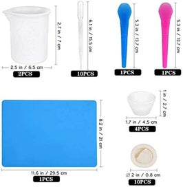 Listing 13 of 14 for Resin Casting Craft Molds Silicone Resin Measuring Cups Tool Kit