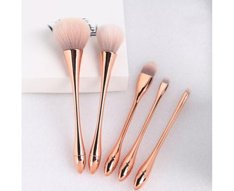 Listing 3 of 8 for 5Pcs/Set Waist Brush Makeup Brushes Electroplating Plastic Soft Hair Beauty