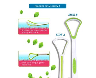 Listing 3 of 6 for [Soft Silicon] 3PCS Tongue Scraper Cleaner, Oral Scrapers, Premium Sweeper
