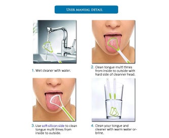 Listing 6 of 6 for [Soft Silicon] 3PCS Tongue Scraper Cleaner, Oral Scrapers, Premium Sweeper