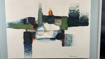 Listing 2 of 6 for Original Vintage Michael Doyle Abstract Art Piece - Lot RZ 29