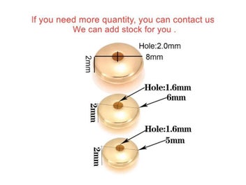 Listing 4 of 10 for 200-400Pcs CCB Multiple Styles Charm Spacer Beads Wheel Bead Flat Round Loose