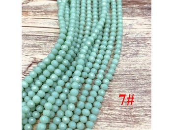 Listing 4 of 10 for 2x3mm 3x4mm 4x6mm Crystal Rondel Beads Faceted Glass Beads For Jewelry DIY