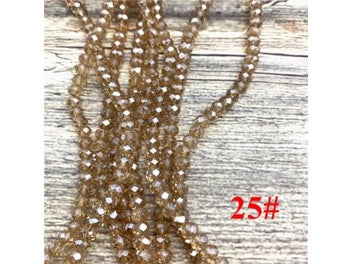 Listing 6 of 10 for 2x3mm 3x4mm 4x6mm Crystal Rondel Beads Faceted Glass Beads For Jewelry DIY