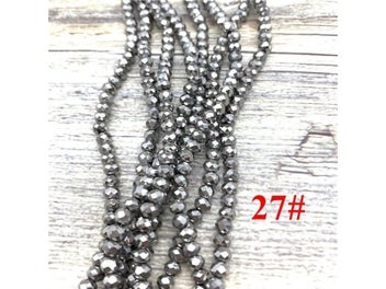 Listing 7 of 10 for 2x3mm 3x4mm 4x6mm Crystal Rondel Beads Faceted Glass Beads For Jewelry DIY