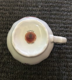 Listing 6 of 6 for Antique teacup and saucer, Victoria China (Germany)