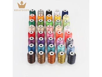 Listing 3 of 10 for 40W Polyester Embroidery Thread 500M Filament Threads High Strength Sheen For