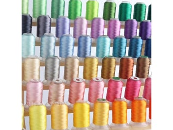 Listing 4 of 10 for 40W Polyester Embroidery Thread 500M Filament Threads High Strength Sheen For