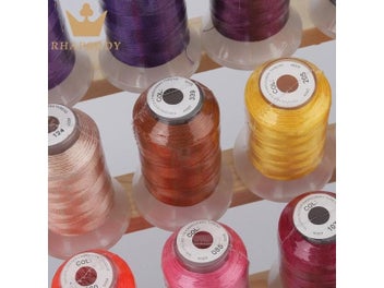 Listing 5 of 10 for 40W Polyester Embroidery Thread 500M Filament Threads High Strength Sheen For