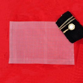 Listing 5 of 8 for Free Cut DIY Plastic Mesh Handmade Crochet Bag Blanket Template Weaving