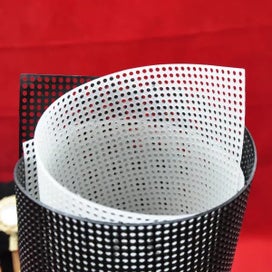 Listing 6 of 8 for Free Cut DIY Plastic Mesh Handmade Crochet Bag Blanket Template Weaving
