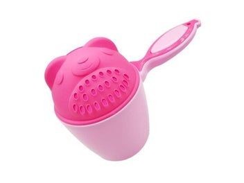 Listing 6 of 10 for Kids Bath Tool Cartoon Pig Baby Bath Caps Cute Toddle Shampoo Cup Children