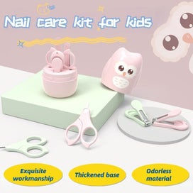 Listing 5 of 9 for Newborn Baby Nail Scissor Care Tool Kid Safe Portable Clipper Trimmer Tweezer