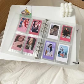 Listing 3 of 9 for A5 Photocard Binder 4 Pockets Kpop Binder Photocards Collect Book Poca Supplies