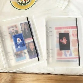 Listing 4 of 9 for A5 Photocard Binder 4 Pockets Kpop Binder Photocards Collect Book Poca Supplies