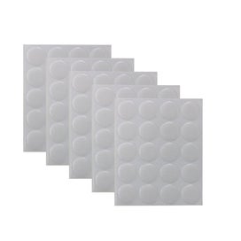 Listing 1 of 2 for 5 Sheet/100 Pcs 25mm Time Gemstone Round Resin Patch Sticker Transparent Time