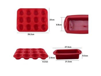 Listing 5 of 10 for Silicone Baking Pan Pastry Molds For Baking
