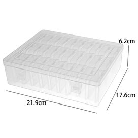 Listing 6 of 7 for 30 Clear Plastic Storage Boxes Nail Art & Bead Organizer