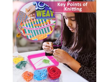 Listing 3 of 9 for Weaving Loom Kit for Kids (Over Stocked)
