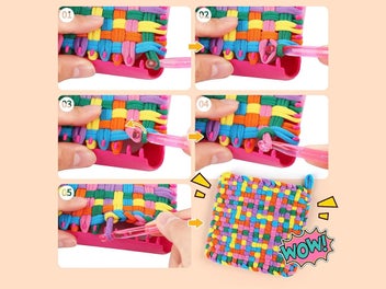 Listing 6 of 9 for Weaving Loom Kit for Kids (Over Stocked)