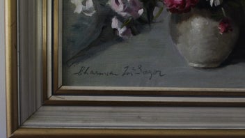 Listing 10 of 11 for +++ CHARMING " CHARMIAN McGREGOR - CANDY TUFT" OIL PAINTING +++