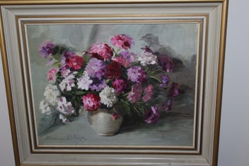 Listing 7 of 11 for +++ CHARMING " CHARMIAN McGREGOR - CANDY TUFT" OIL PAINTING +++