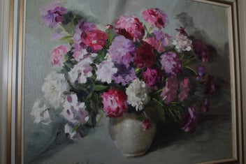 Listing 9 of 11 for +++ CHARMING " CHARMIAN McGREGOR - CANDY TUFT" OIL PAINTING +++