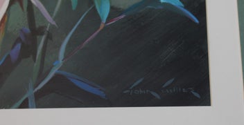 Listing 15 of 19 for +++ IMPRESSIVE ORIGINAL "JOHN HILLIER? - ROSE " PAINTING +++