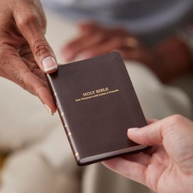 Listing 2 of 9 for KJV Holy Bible: Pocket New Testament with Psalms and Proverbs, Brown Leatherfl