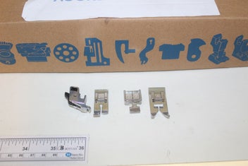 Listing 1 of 1 for FEET FOR SEWING MACHINES SNAP ON STRAIGHT , ZIP , ZIG ZAG , SHANK HOLDER
