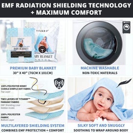 Listing 7 of 19 for ~ MISSION DARKNESS™ TitanRF™ Radiation Shielding Baby Blanket ~ MILITARY GRADE!