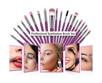 Listing 3 of 7 for 20 Pcs Makeup Brush Set, Powder Foundation Eyeshadow Eyeliner Lip Cosmetic
