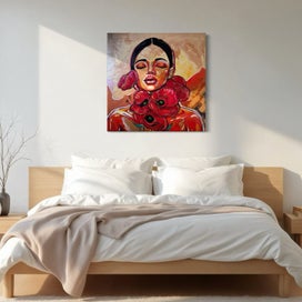 Listing 10 of 10 for Golden poppies painting