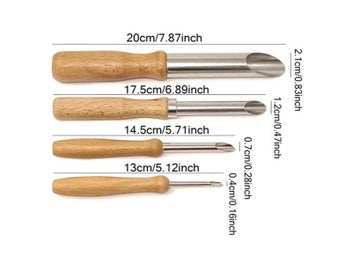 Listing 6 of 9 for 4pcs DIY Molding Engrave Cutter For Carving Clay Etc.